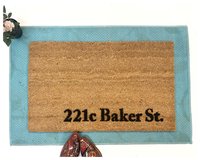 Sherlock Holmes street address 221c Baker St literature lover gift nerd hou
