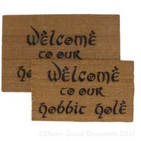 Welcome to MY Hobbit Hole JRR Tolkien nerd doormat