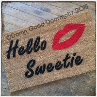Hello Sweetie DR. WHO River's Song Kiss doormat
