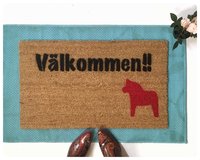 Välkommen!! It's Swedish for Welcome! with a Swedish flag