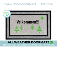 Velkommen Trees doormat
