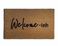 Welcome-ish doormat funny go away coir mat