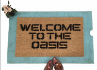 Welcome to the Oasis Ready Player One doormat