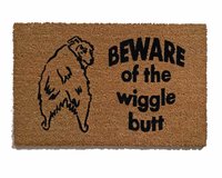 Beware of the Wiggle Butt ™ Australian Shepard doormat