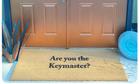 doublewide XL Keymaster Ghostbusters doormat