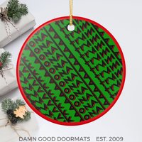 FDT Green Ceramic Ornament - Christmas Tree Decoration