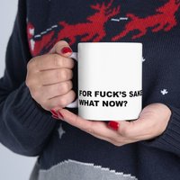 For Fuck's Sake, What Now? Mug | Ceramic Coffee Cup, 11oz 15oz