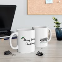 Merry Fucking Christmas! Mug | Ceramic Coffee Cup, 11oz 15oz
