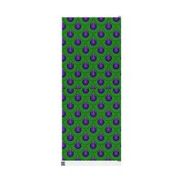 Hotel Retro Hexagon Pattern Wrapping Paper | Green Peacock Art Deco Gift Wrap