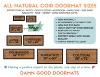Shut the FUCKING door! funny rude doormat