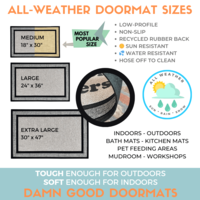 Game Day door mat | Go Away doormat