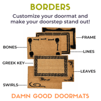 Game Day door mat | Go Away doormat