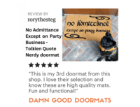 Live long & party on funny doormat | Damn Good Doormats