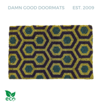 The Shining Hex carpet | Blue Green Doormat