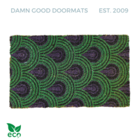 The Shining Art Deco | Purple Green Doormat