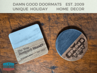 Do you respect wood? | Marble & Wood engraved Coaster Sets