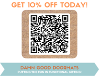 Japanese English Welcome doormat 