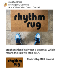 Rhythm Rug ATCQ doormat