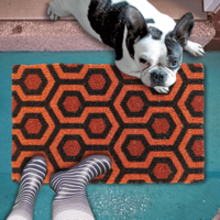 The Shining Hex carpet | Orange Fall Doormat