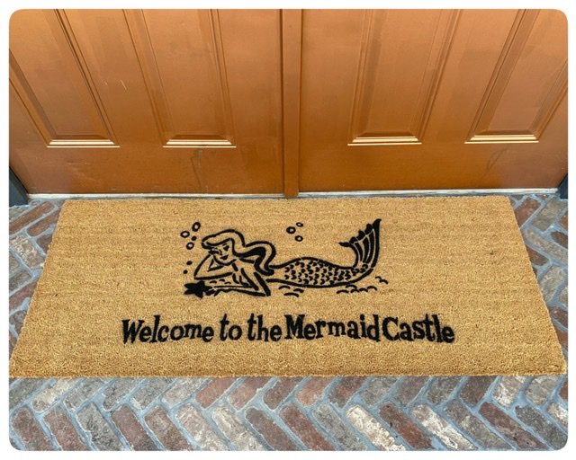 Mermaid Hood™  OR What up fishes?!™ funny doormat