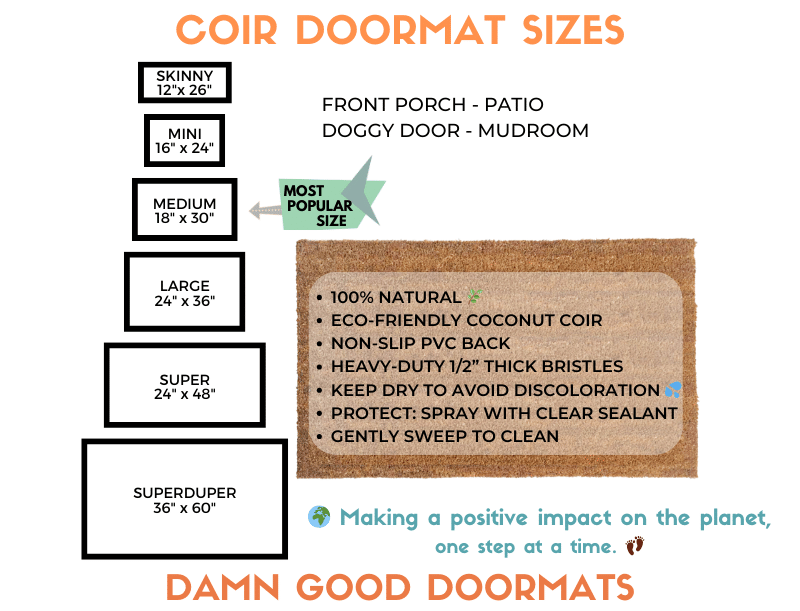 Come in, we're drunk!™ funny doormat