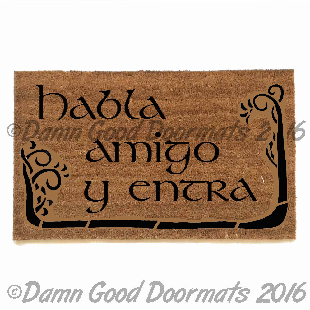 SPANISH Tolkien  habla y entra with TREES