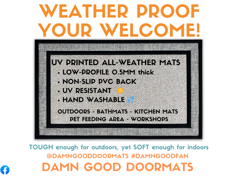 Happy Crimus doormat | funny Christmas gift for couples