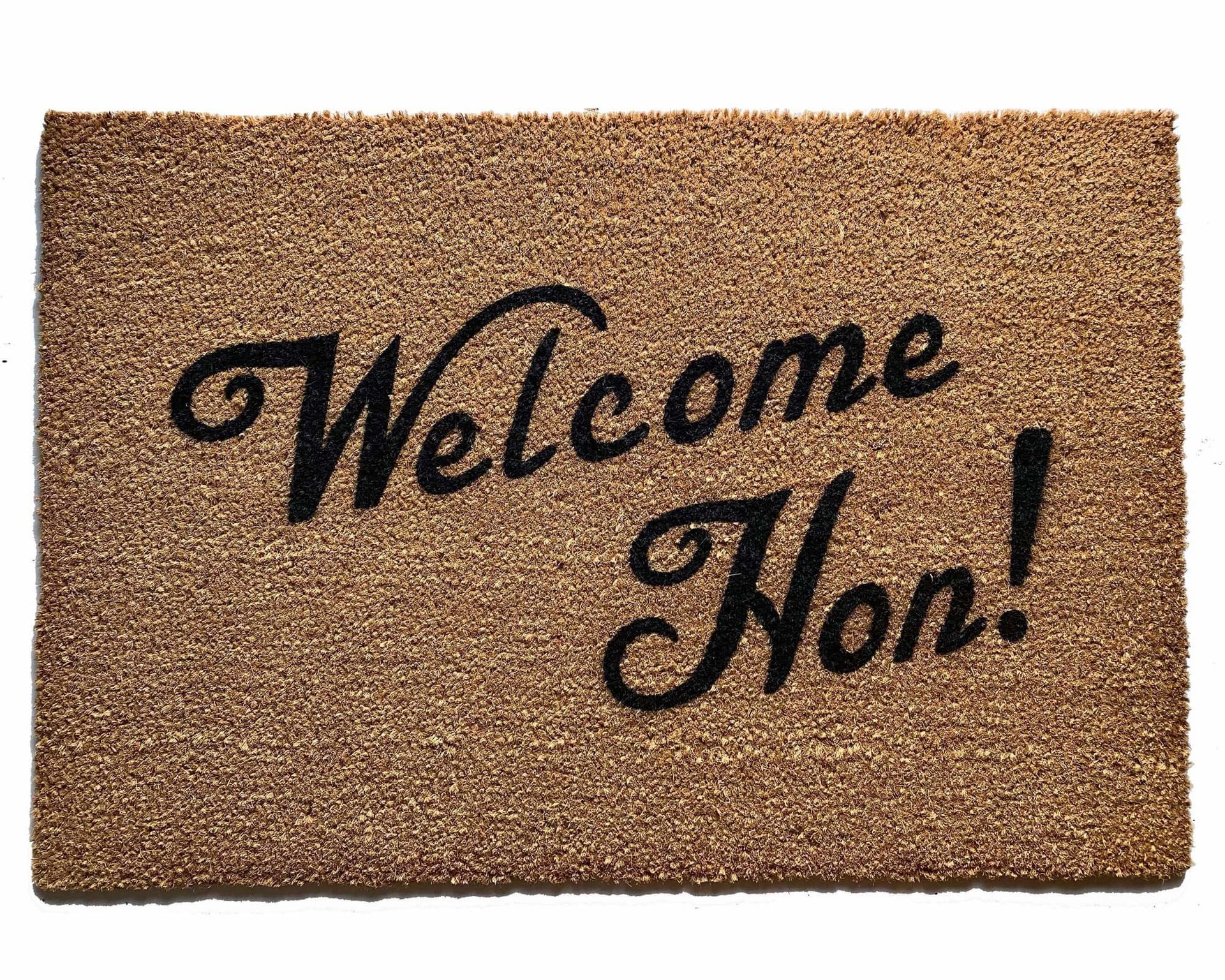 Welcome Hon Baltimore maryland coir door mat