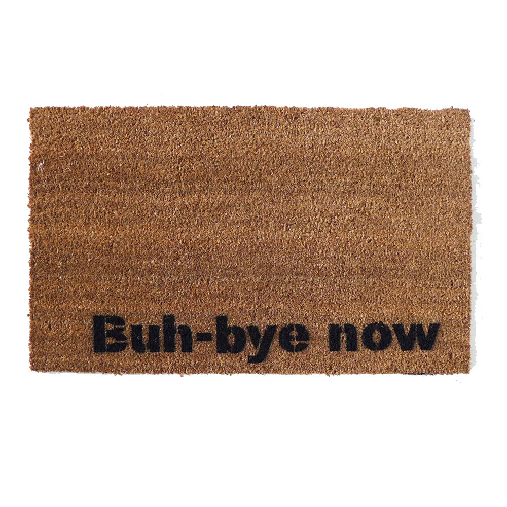 Hi Bye BLOCK doormat