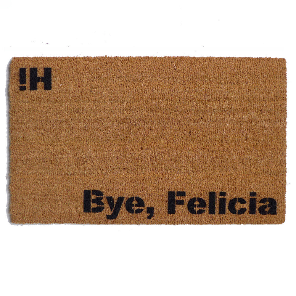 Hi Bye BLOCK doormat