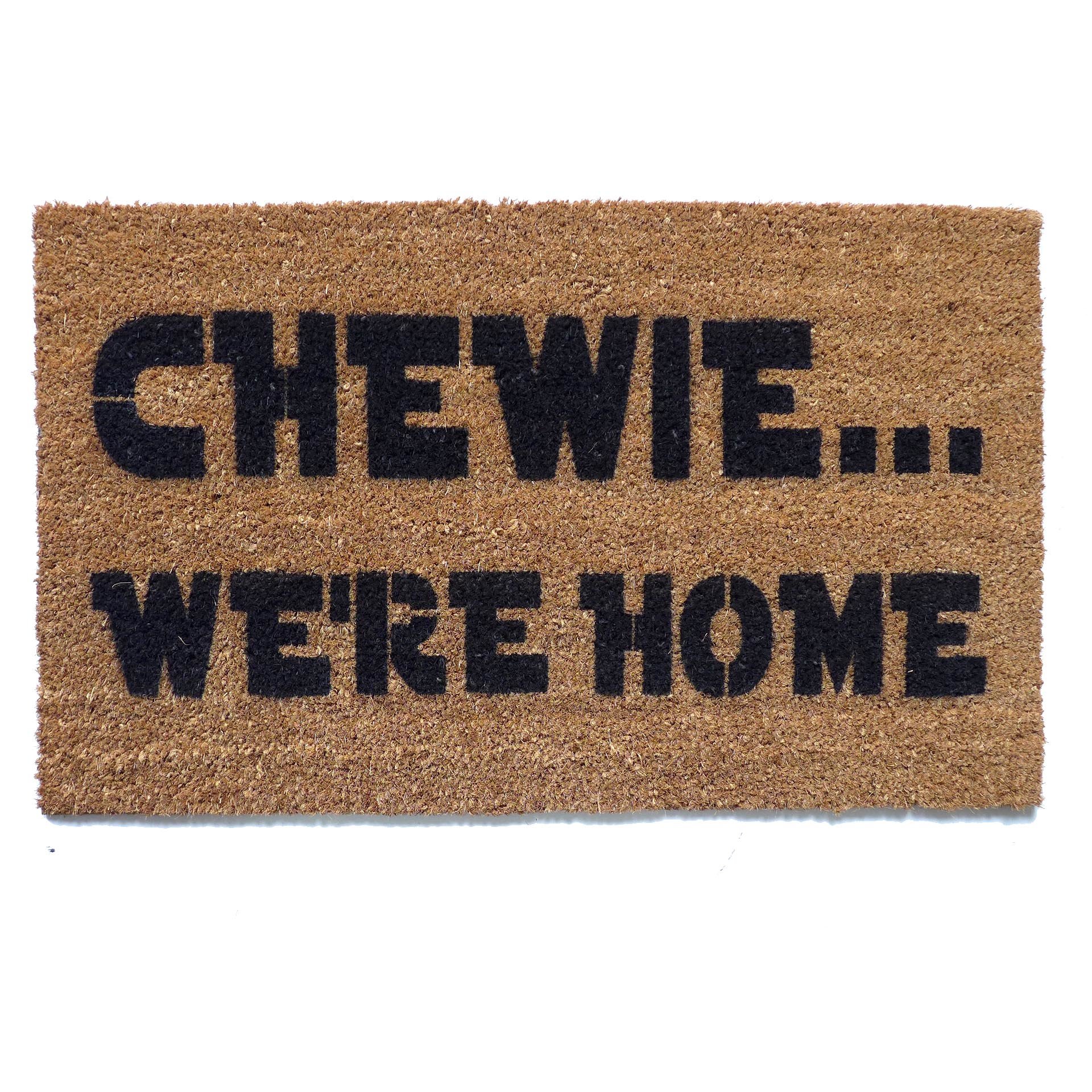 Chewie, we're home, Star Wars coir outdoor doormat