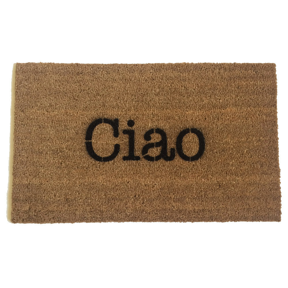 ciao italian welcome mat