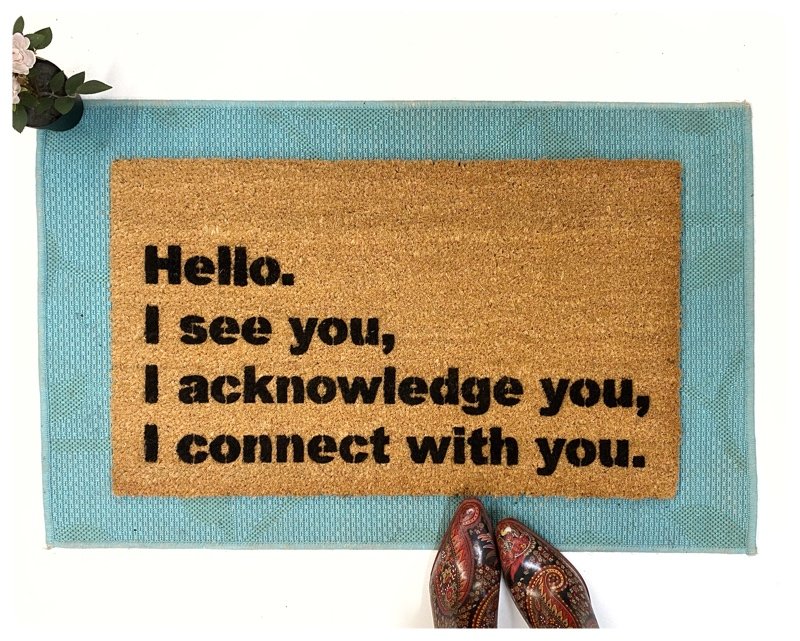 I see you I acknowledge you I connect with you curb your enthusiasm larry david