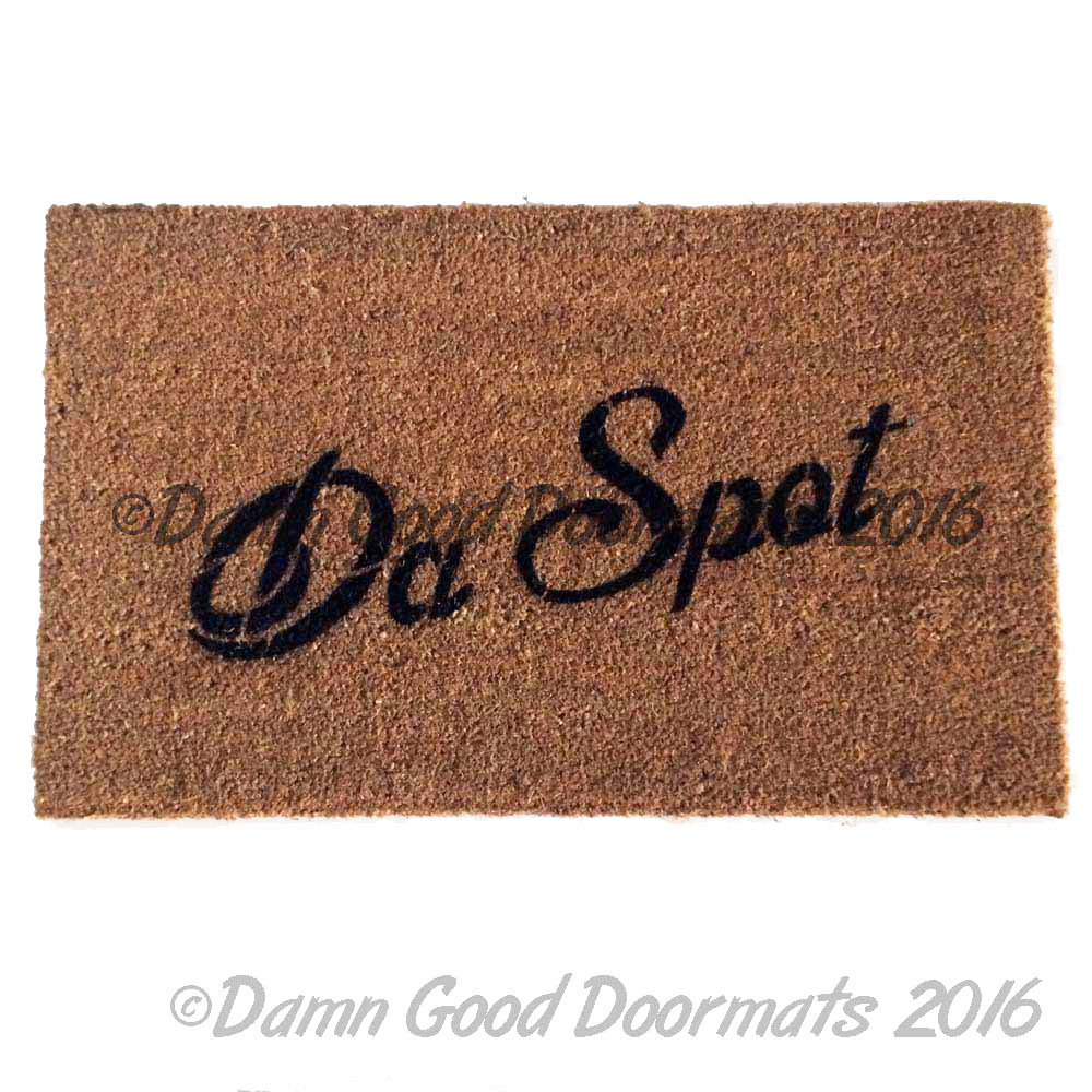 Da Spot funny ironic doormat