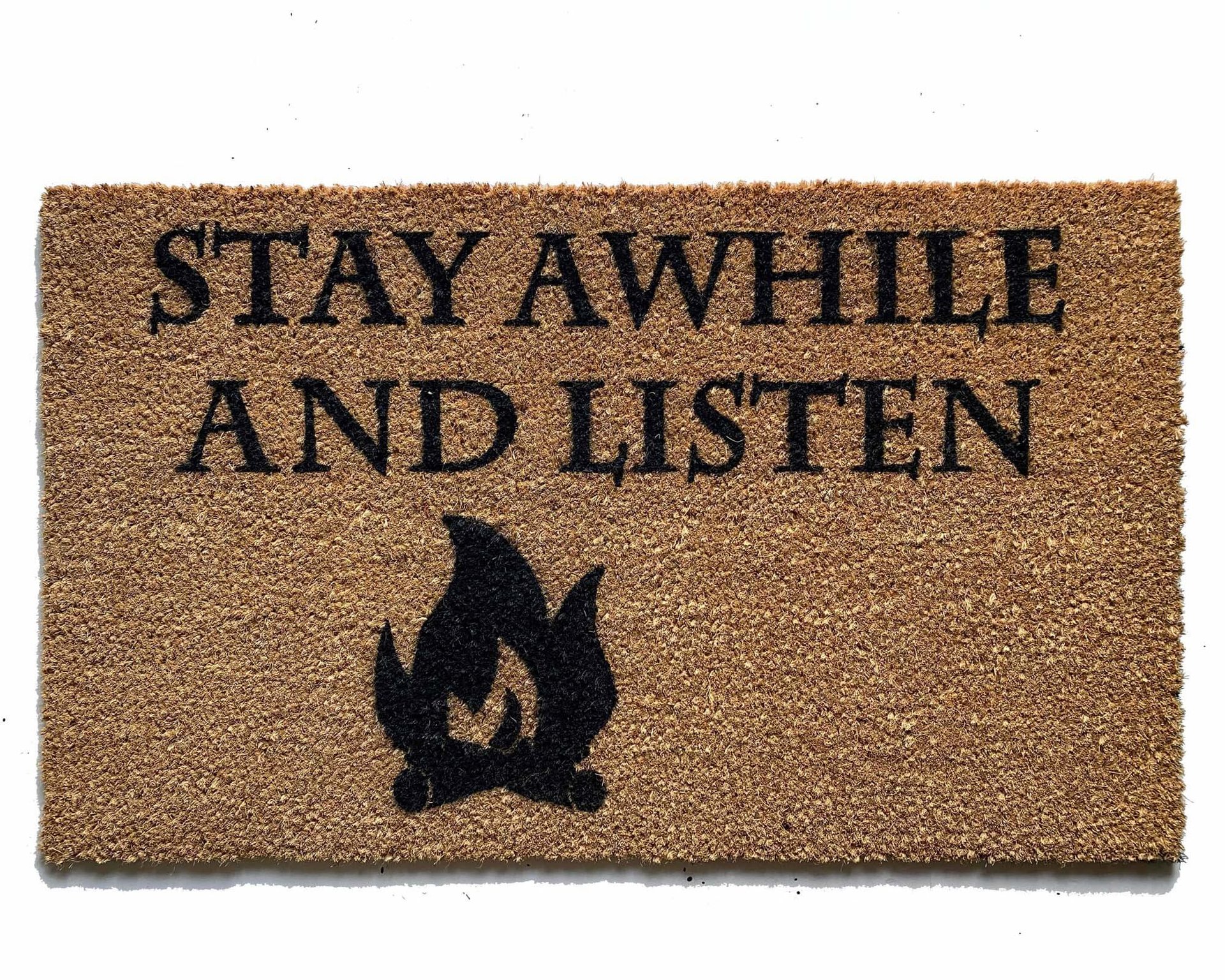 Stay Awhile and Listen Diablo damn good doormat