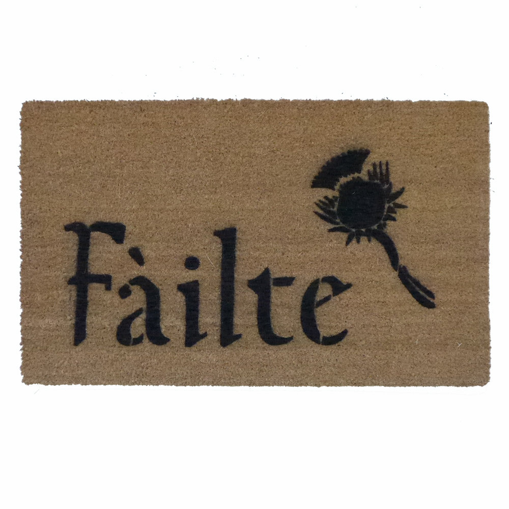 Irish welcome doormat