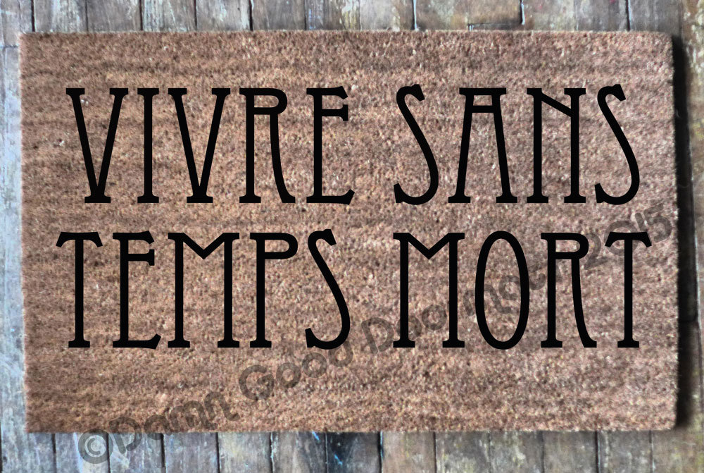 vivre sans temp mort
