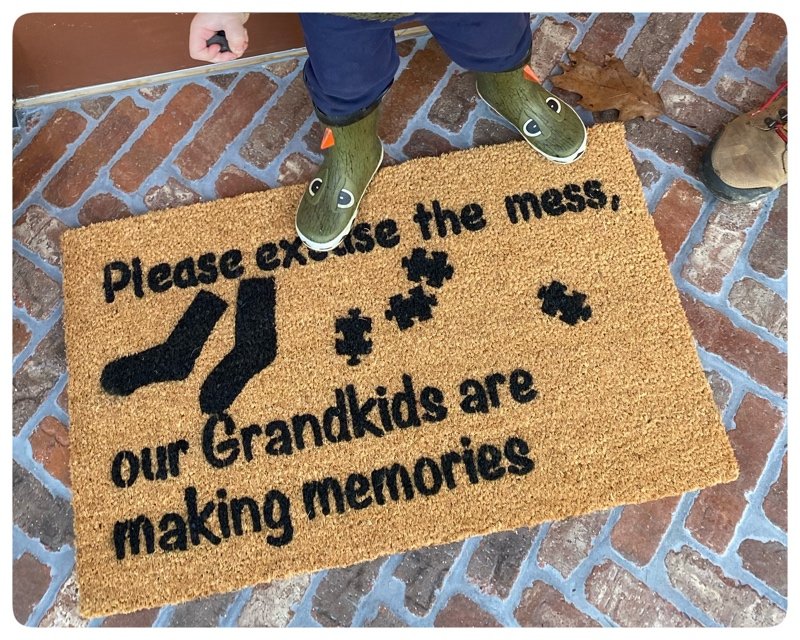 STFU Baby Sleeping | funny new Mom gift door mat