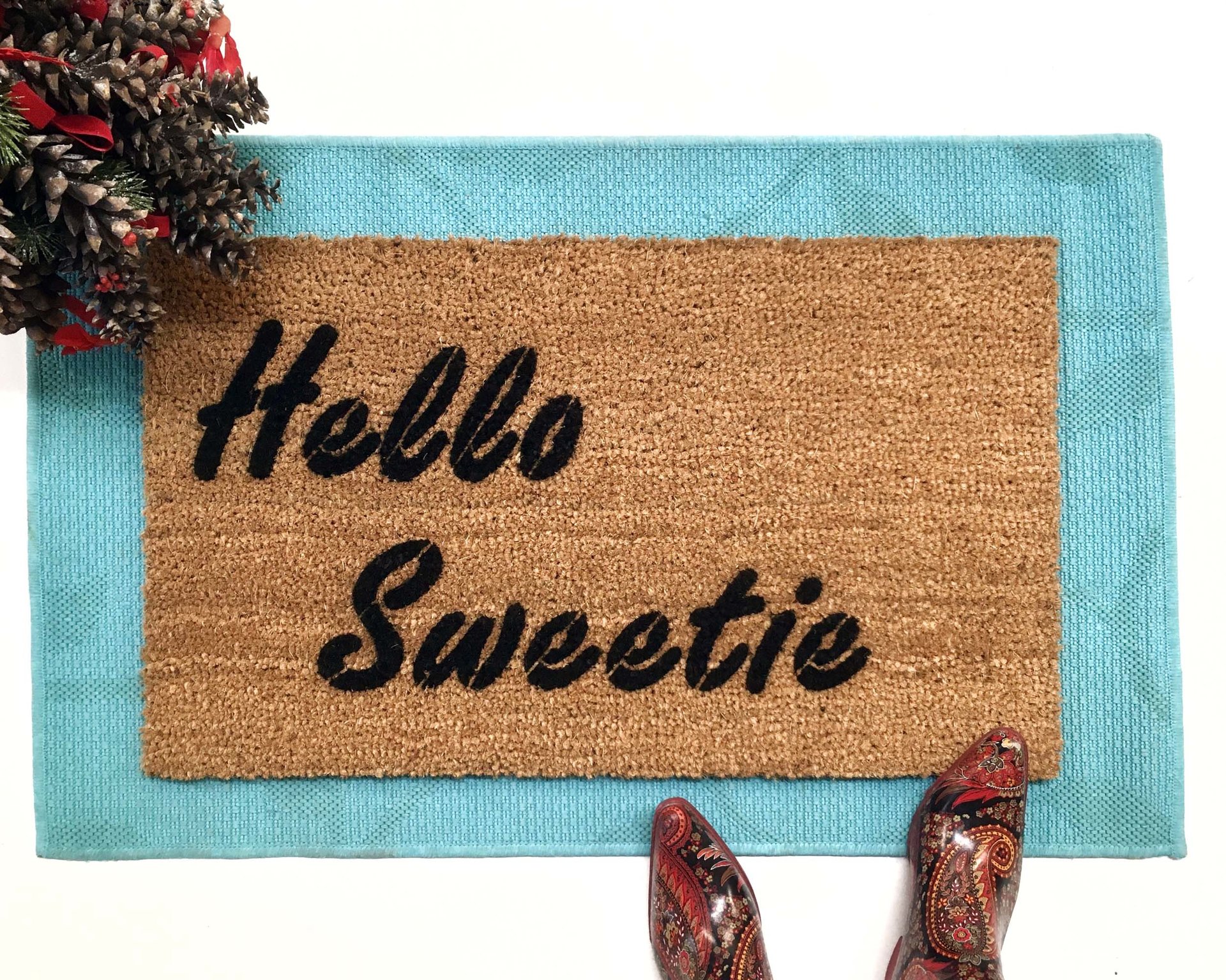 Hello Sweetie DR. WHO River's Song Kiss doormat