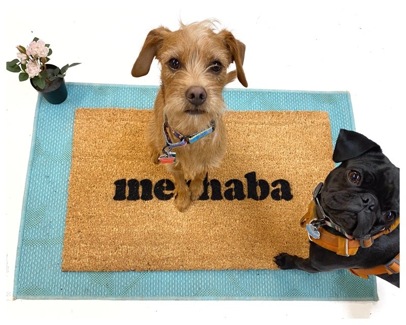 Turkish merhaba welcome mat