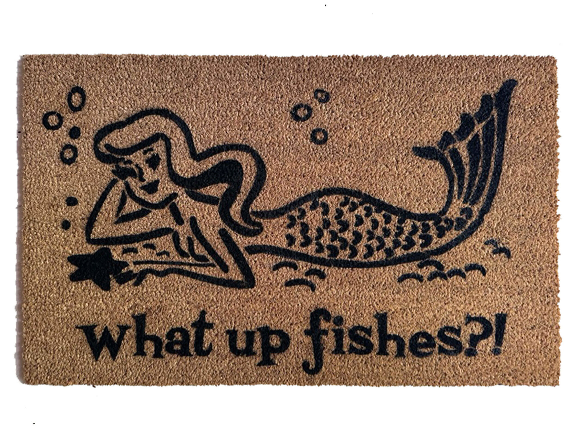 Welcome to the Mermaid Hood funny doormat