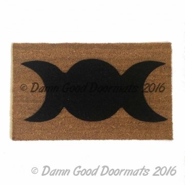 Trick or treat keep 6 feet funny halloween doormat