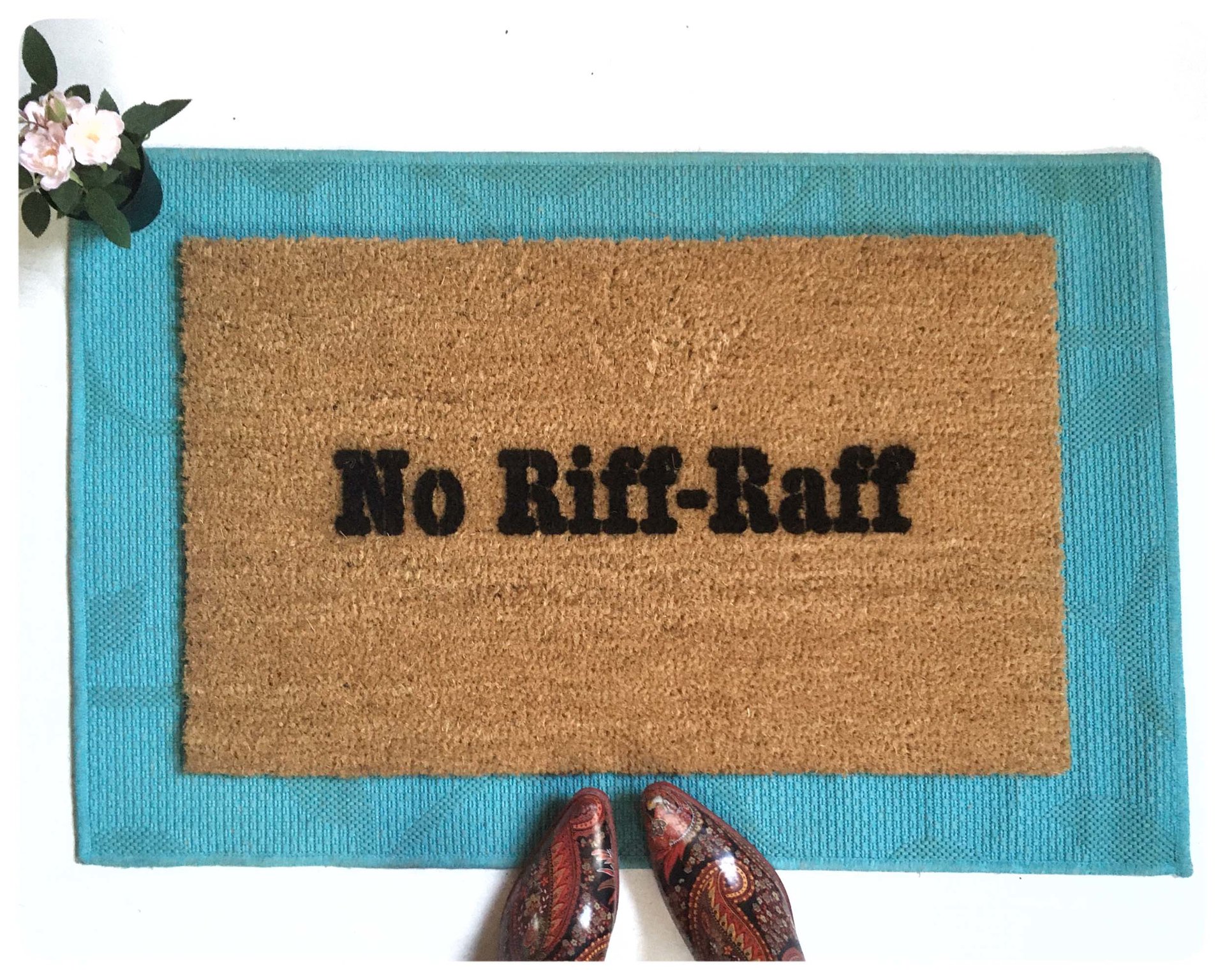 no riff raff fawlty towers doormat
