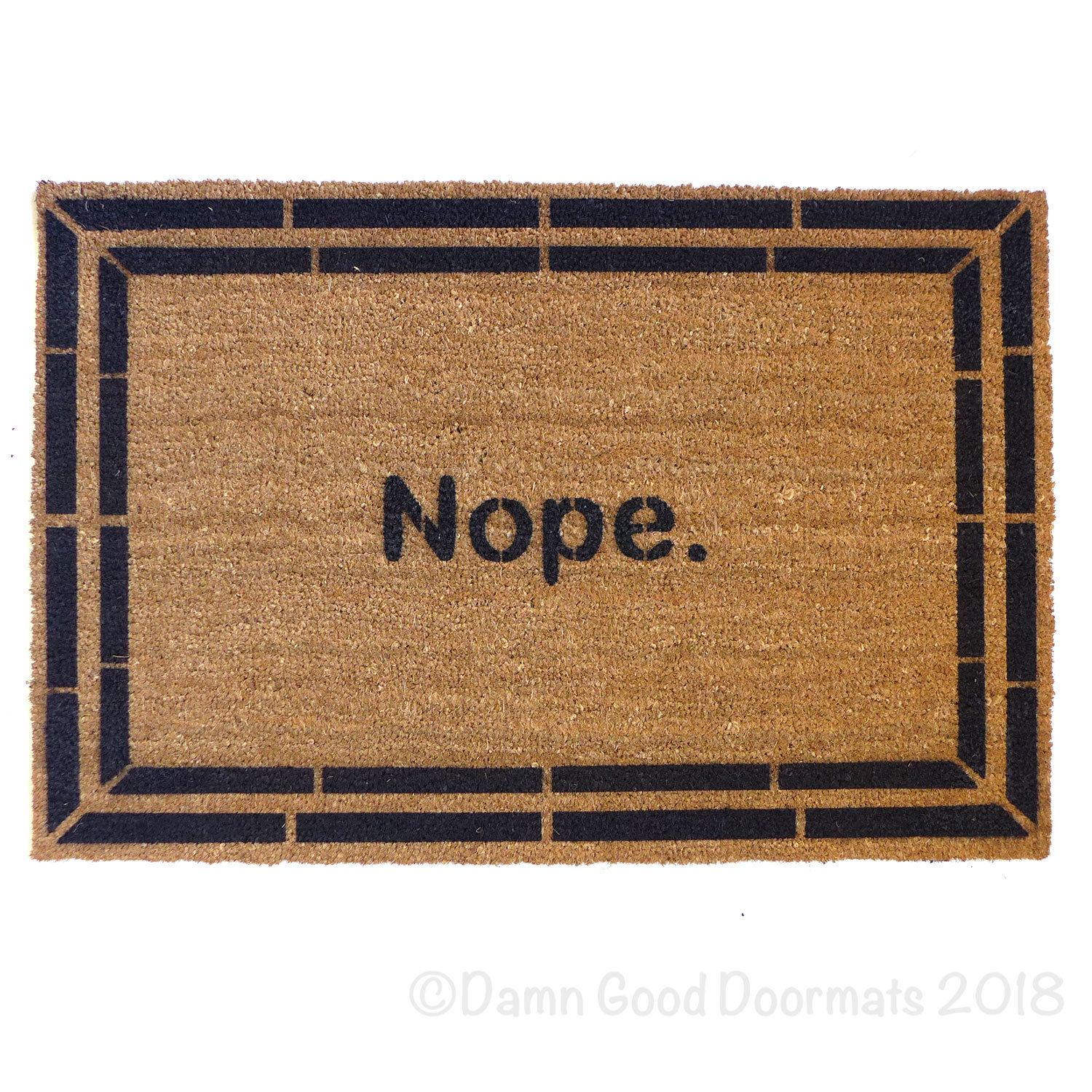 Nope. funny rude doormat