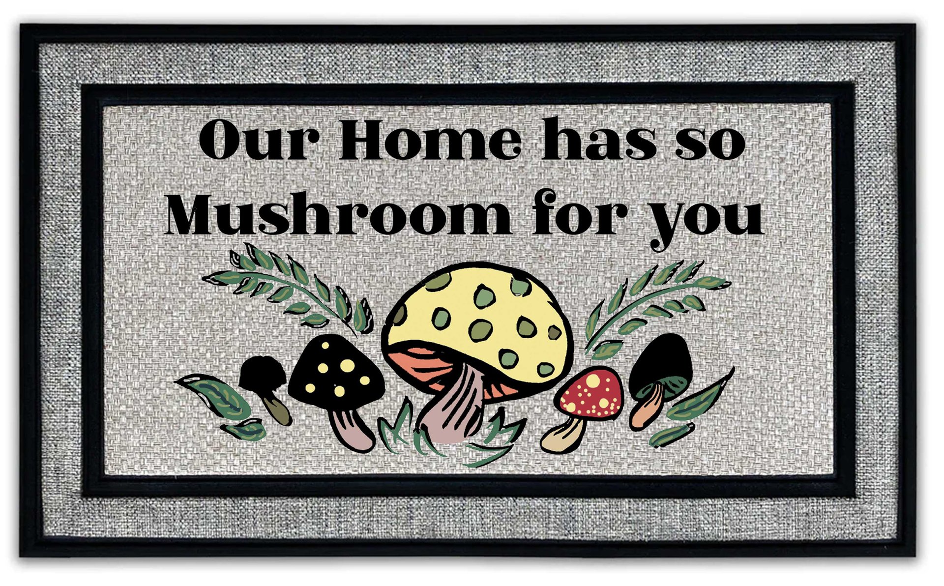 all weather doormat Our home has so mushroom Cottagecore decor