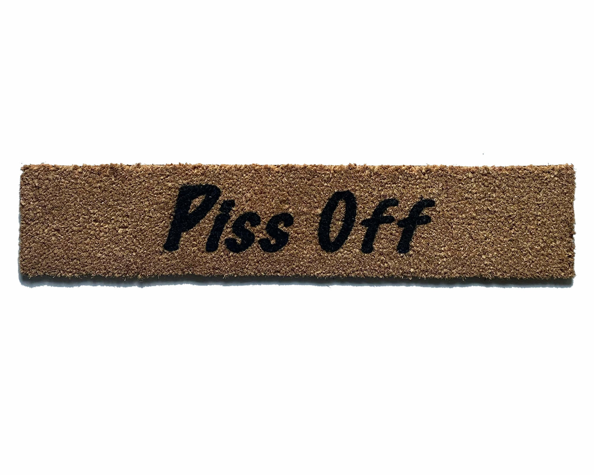 Piss Off skinny coir doormat