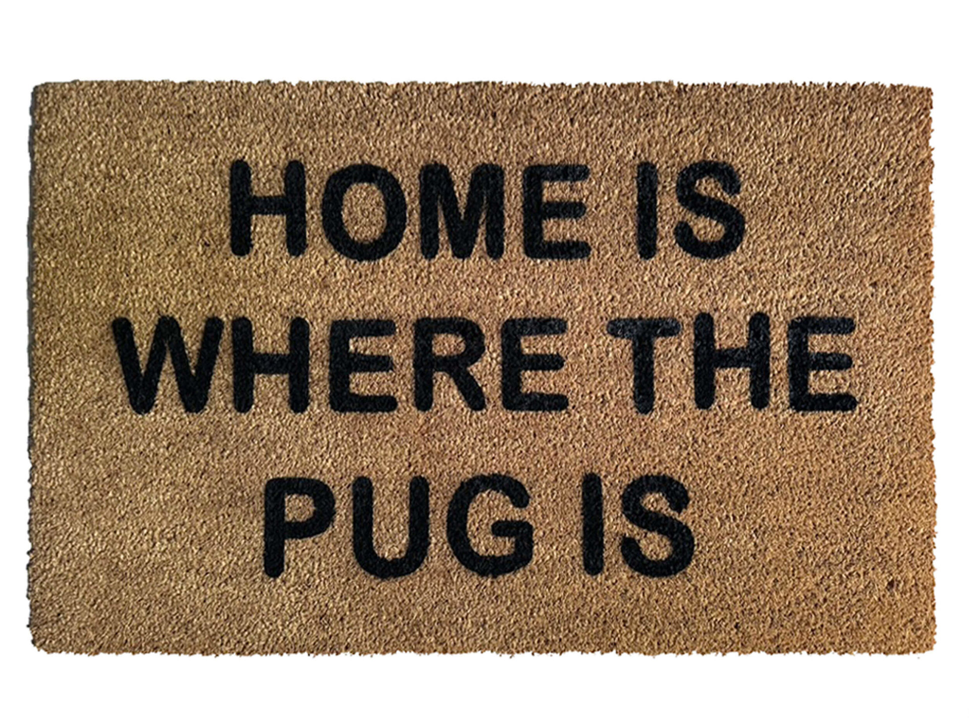 Home is where the PUG is doormat