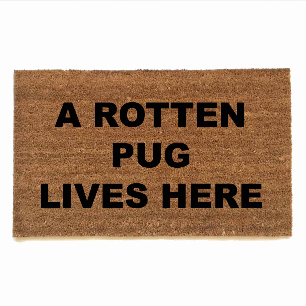 Rotten DOG lives here™ Hocus Pocus Halloween doormat