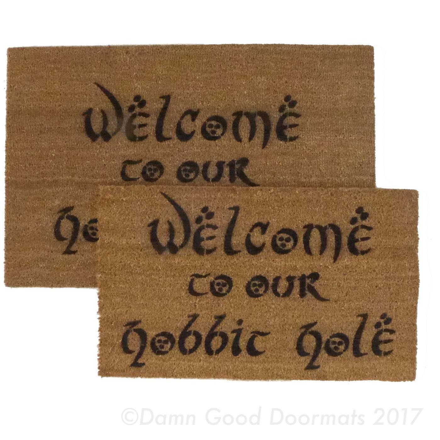 Welcome to MY Hobbit Hole JRR Tolkien nerd doormat