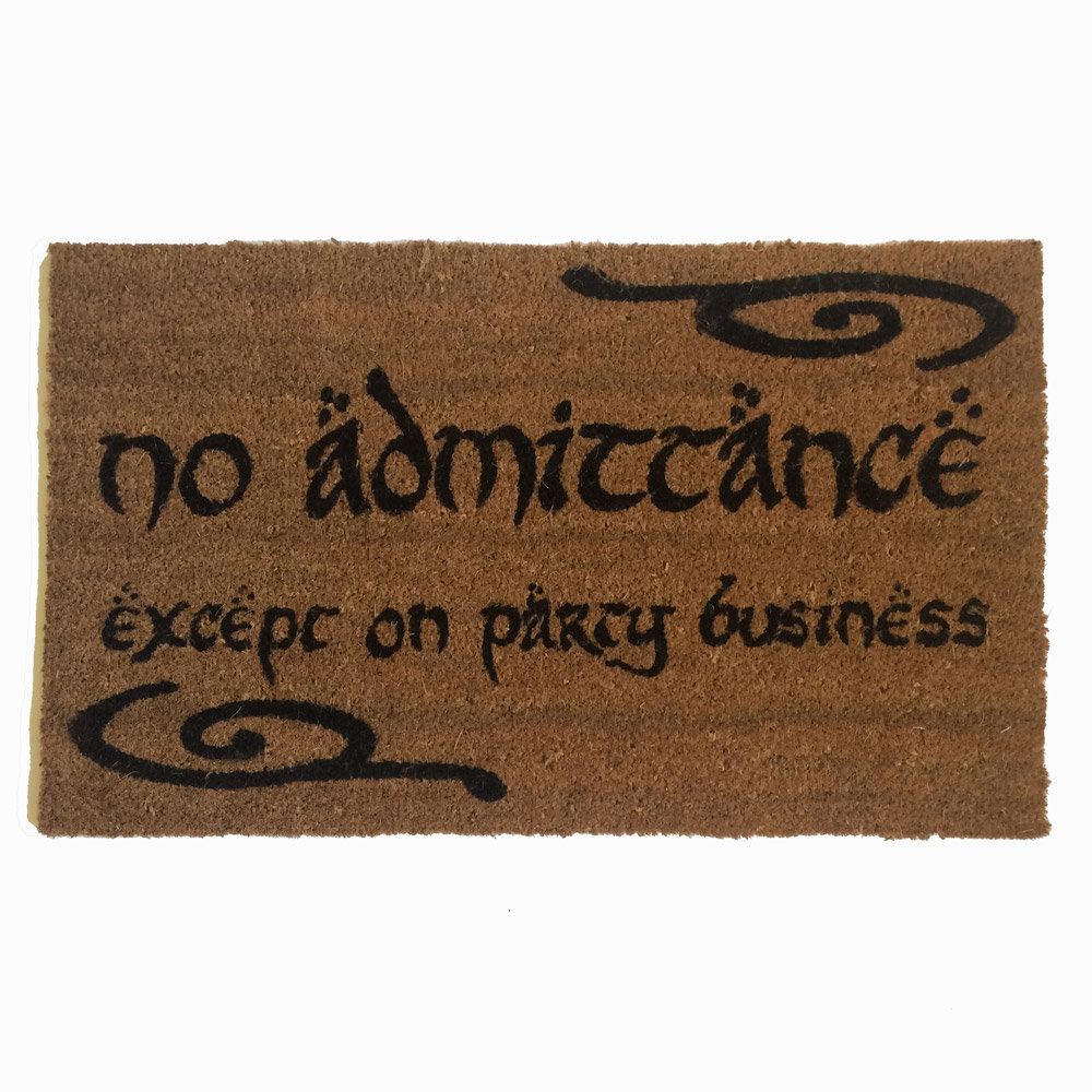 LOTR Tolkien  -Speak, Friend, and Enter- doormat